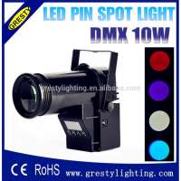 4 in 1 DMX 10w rgbw led pinspot disco light